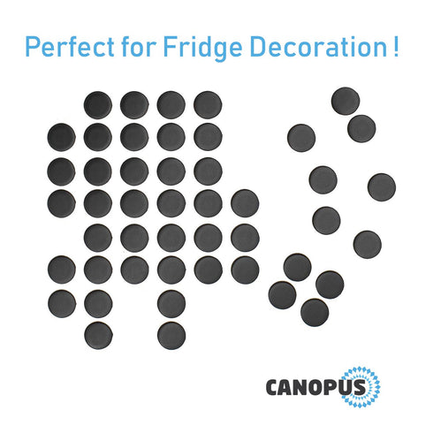 Round Magnets with Adhesive Backing